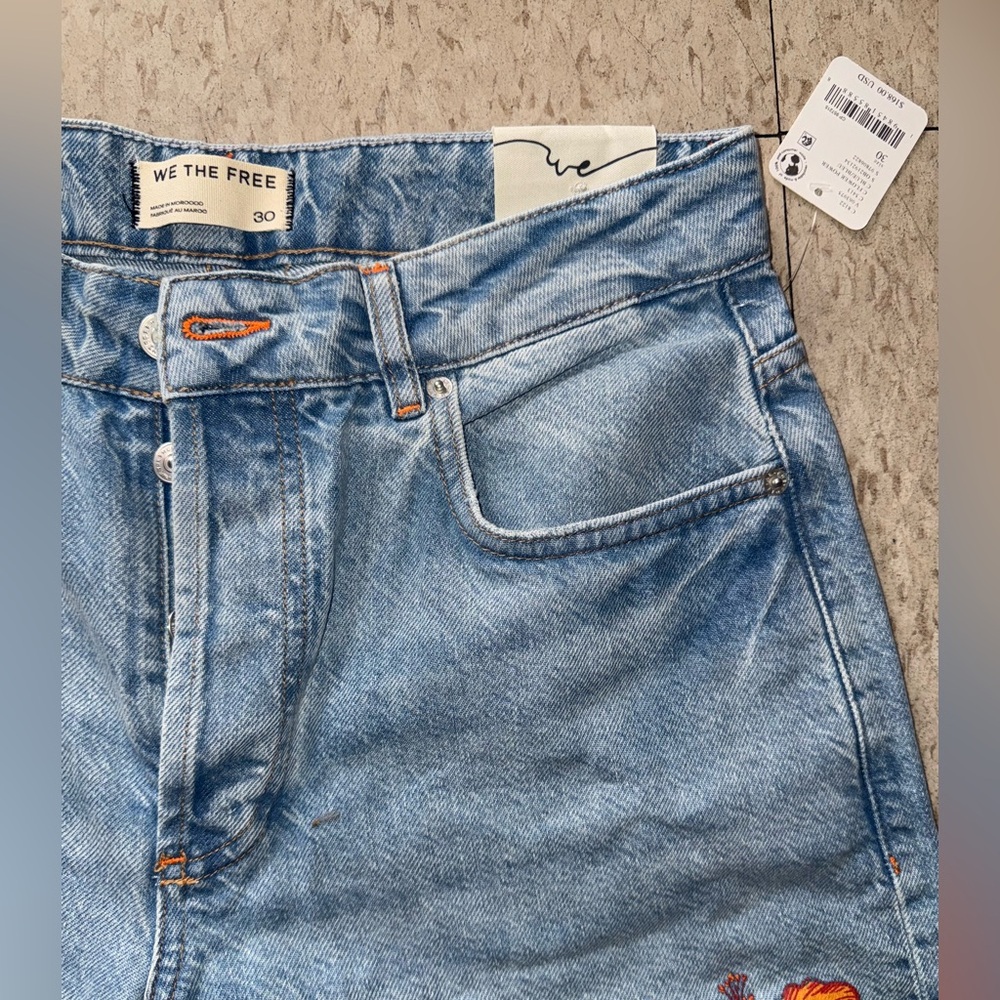 Free People Palisades Wide Leg Jeans - Picture 3 of 9